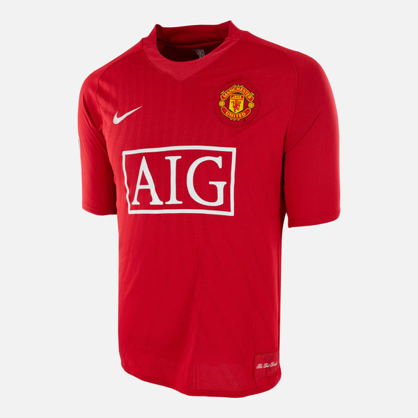 Manchester United 2007-08-09 Home Football Shirt Final