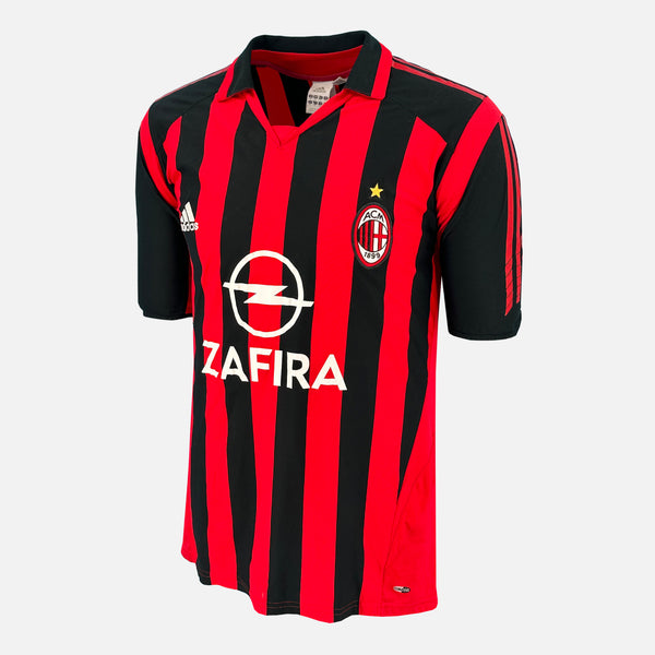 2005-06 AC Milan Home Shirt Maldini 3 [Perfect] XL