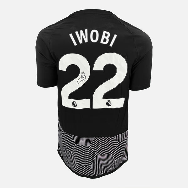 Alex Iwobi Signed Fulham Shirt 2023-24 Third away [22]