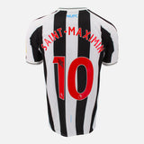 Framed Allan Saint-Maximin Signed Newcastle United Shirt 2022-23 Home [Mini]
