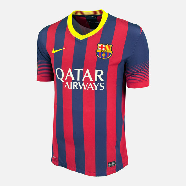 2013-14 Barcelona Home Shirt Messi 10 [Excellent] L