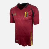 Amadou Onana Signed Belgium Shirt 2024-25 Home [6]
