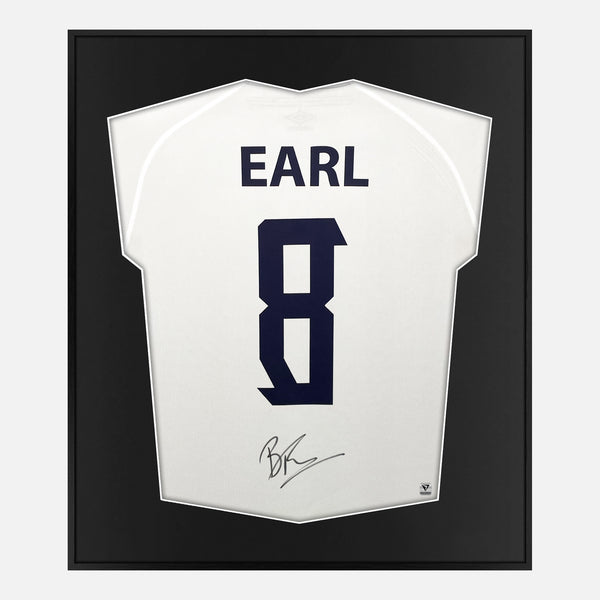 Framed Ben Earl Signed England Rugby Shirt 2023 World Cup [Mini]