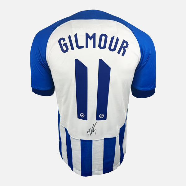 Billy Gilmour Signed Brighton & Hove Albion Shirt Home 2023-24 [11]