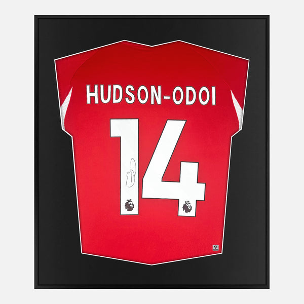 Framed Callum Hudson-Odi Signed Nottingham Forest Shirt 2023-24 Home [Mini]