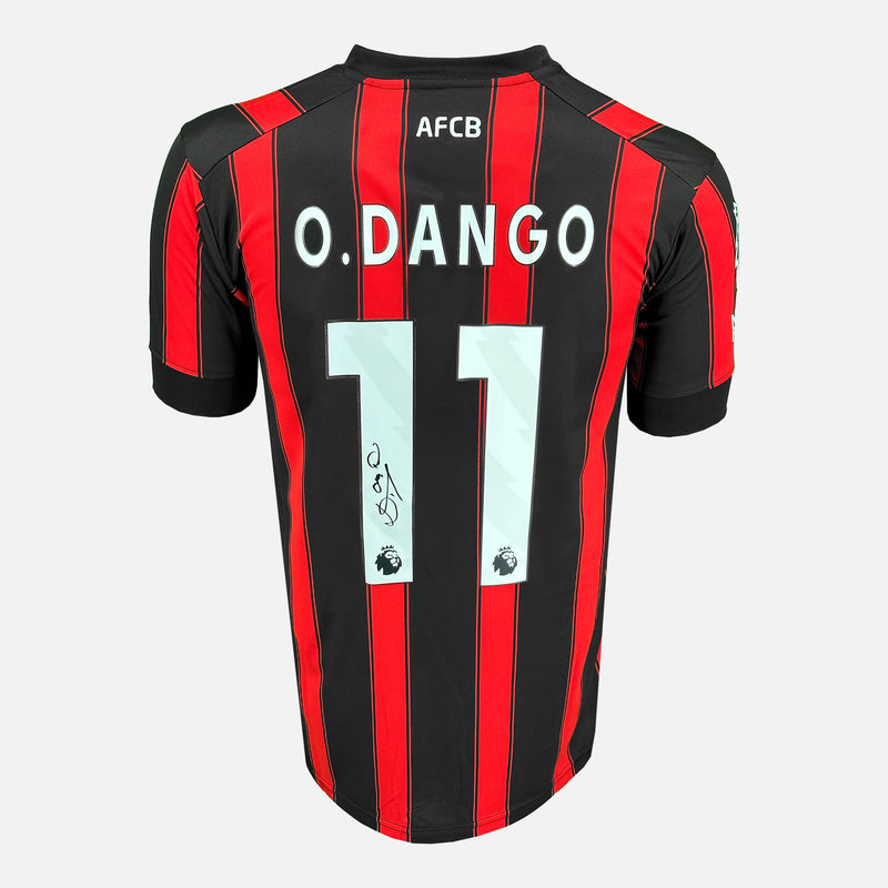 Framed Dango Ouattara Signed Bournemouth Shirt Home 2023-24 [Mini]