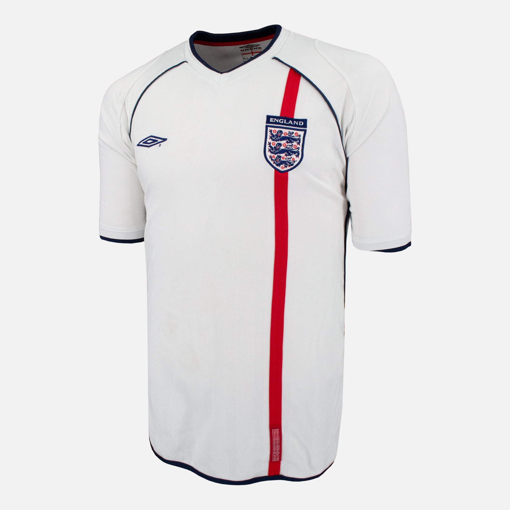 ウェア 00s umbro 2001 ENGLAND game shirt WHITE England 2001-03 Home Shirt | Umbro 2002 World Cup