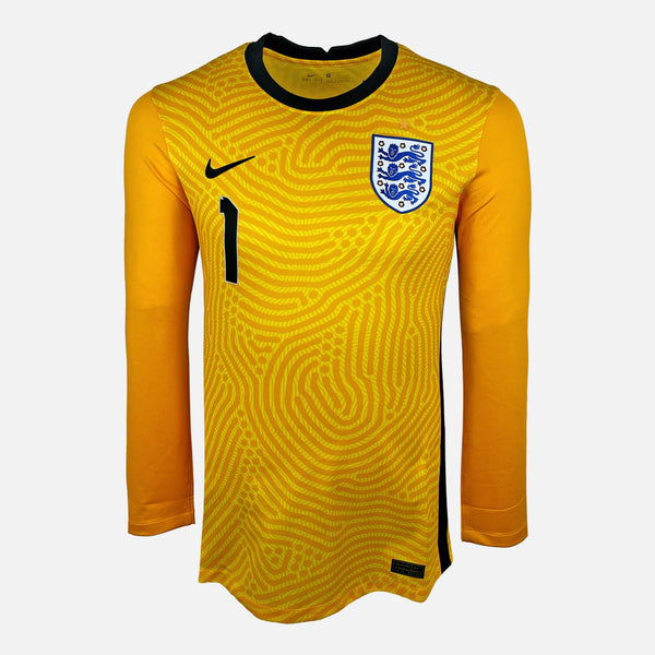2020-21 England Goalkeeper Shirt Pickford 1 Player Version [New] M
