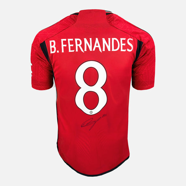 Bruno Fernandes Signed Manchester United Shirt 2023-24 Home [8]