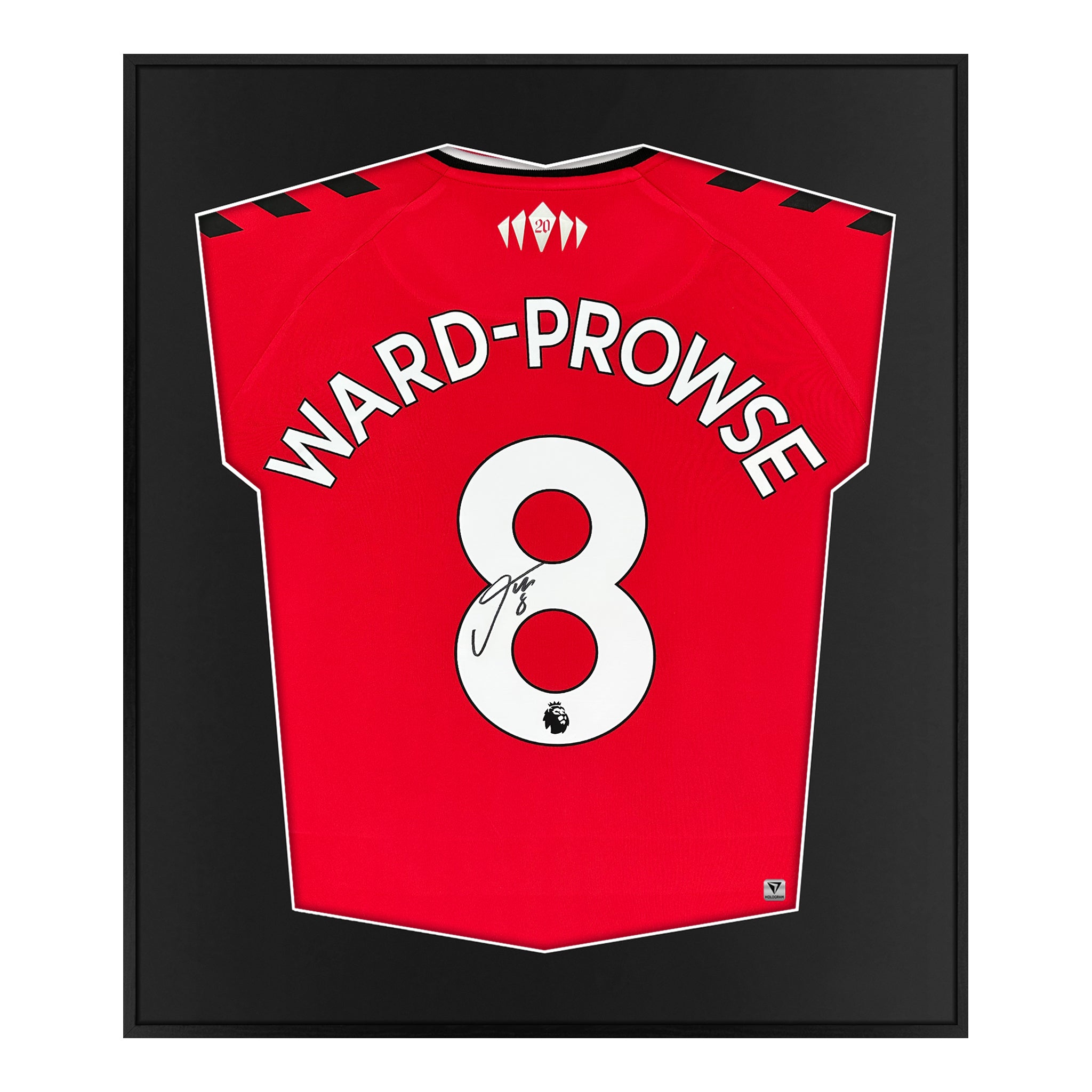 Framed Ward-Prowse Signed Shirt, Southampton Legend [Lite]
