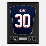 Framed Lionel Messi Signed Shirt