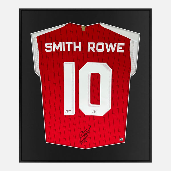 Framed Emile Smith Rowe Signed Arsenal Shirt 2023-24 Home [Mini]