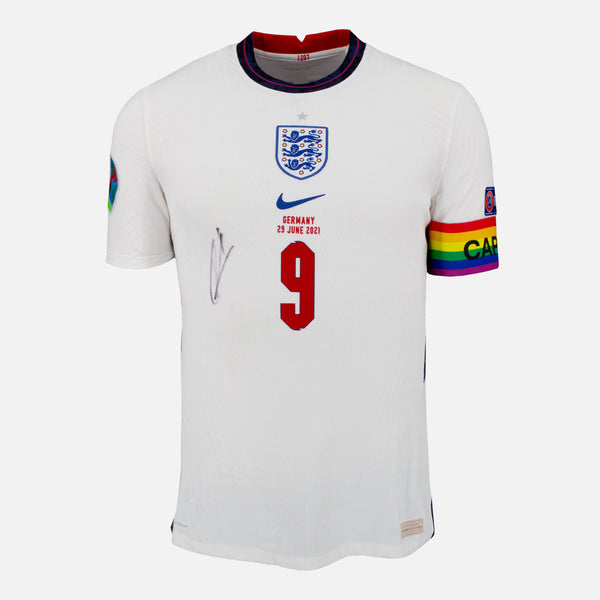 Harry Kane Match Issue & Signed England Shirt Euro 2020 v Germany [9]