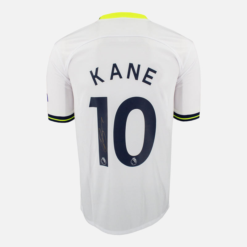 Framed Harry Kane Signed Tottenham Hotspur Shirt Home 2022-23 [Mini]