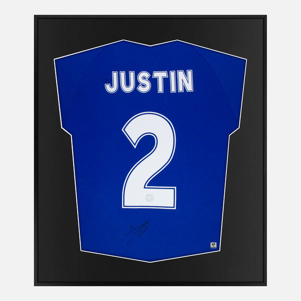 Framed James Justin Signed Leicester City Shirt [Mini]