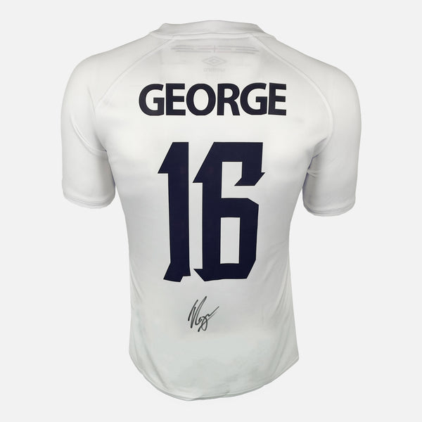 Jamie George Signed England Rugby Shirt 2023 World Cup Home [16]