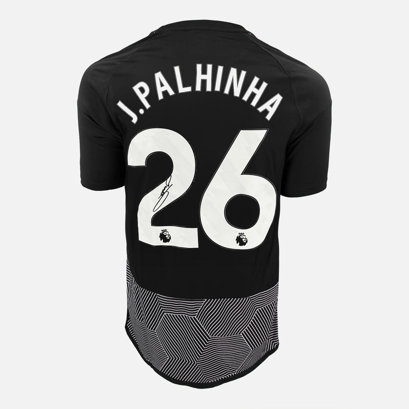 Framed Joao Palhinha Signed Fulham Shirt 2023-24 Black [Modern]