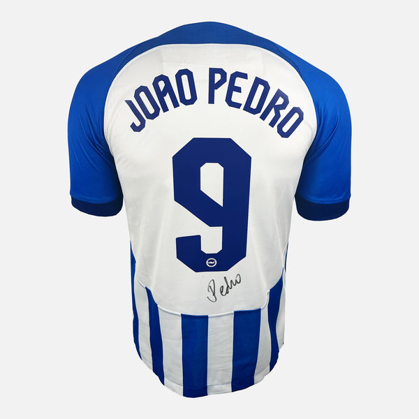 Joao Pedro Signed Brighton & Hove Albion Shirt Home 2023-24 [9]