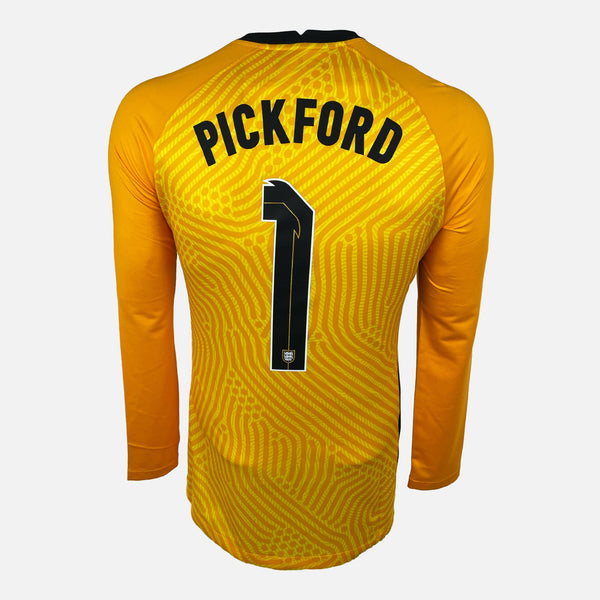2020-21 England Goalkeeper Shirt Pickford 1 Player Version [New] M