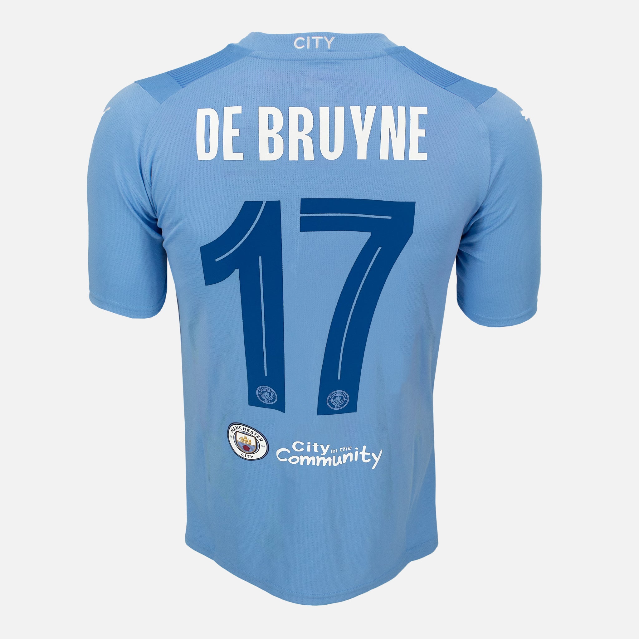 Manchester City 2023/2024 #17.デブライネ 2023-24 Manchester City Home Shirt De Bruyne 17 [New] M