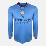 2023 Manchester City Home Shirt Grealish 16 long sleeve CL Final [New] S