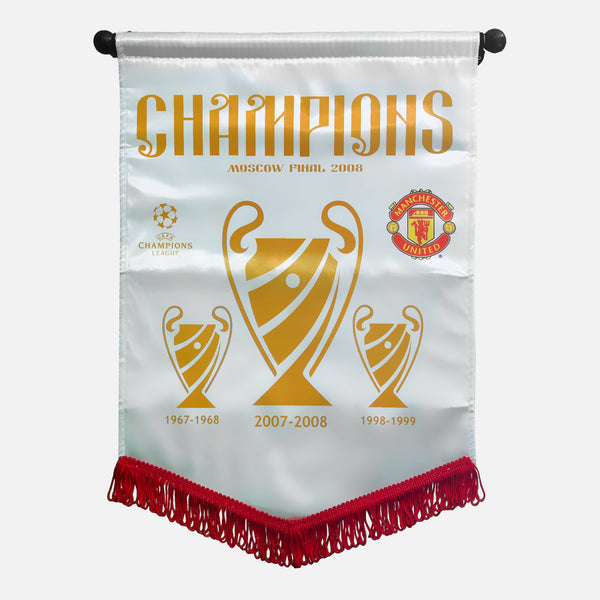 Manchester United Pennant Champions Moscow Final 2008