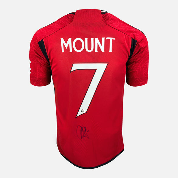 Mason Mount Signed Manchester United Shirt 2023-24 Home [7]