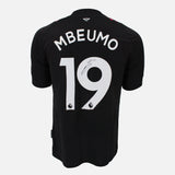 Framed Bryan Mbeumo Signed Brentford Shirt 2022-23 Third away [Modern]