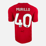 Framed Murillo Signed Nottingham Forest Shirt Home Red [Mini]
