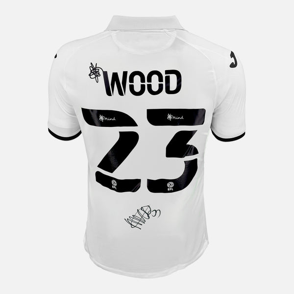 Nathan Wood Signed Swansea City Shirt 2022-23 Home [23]