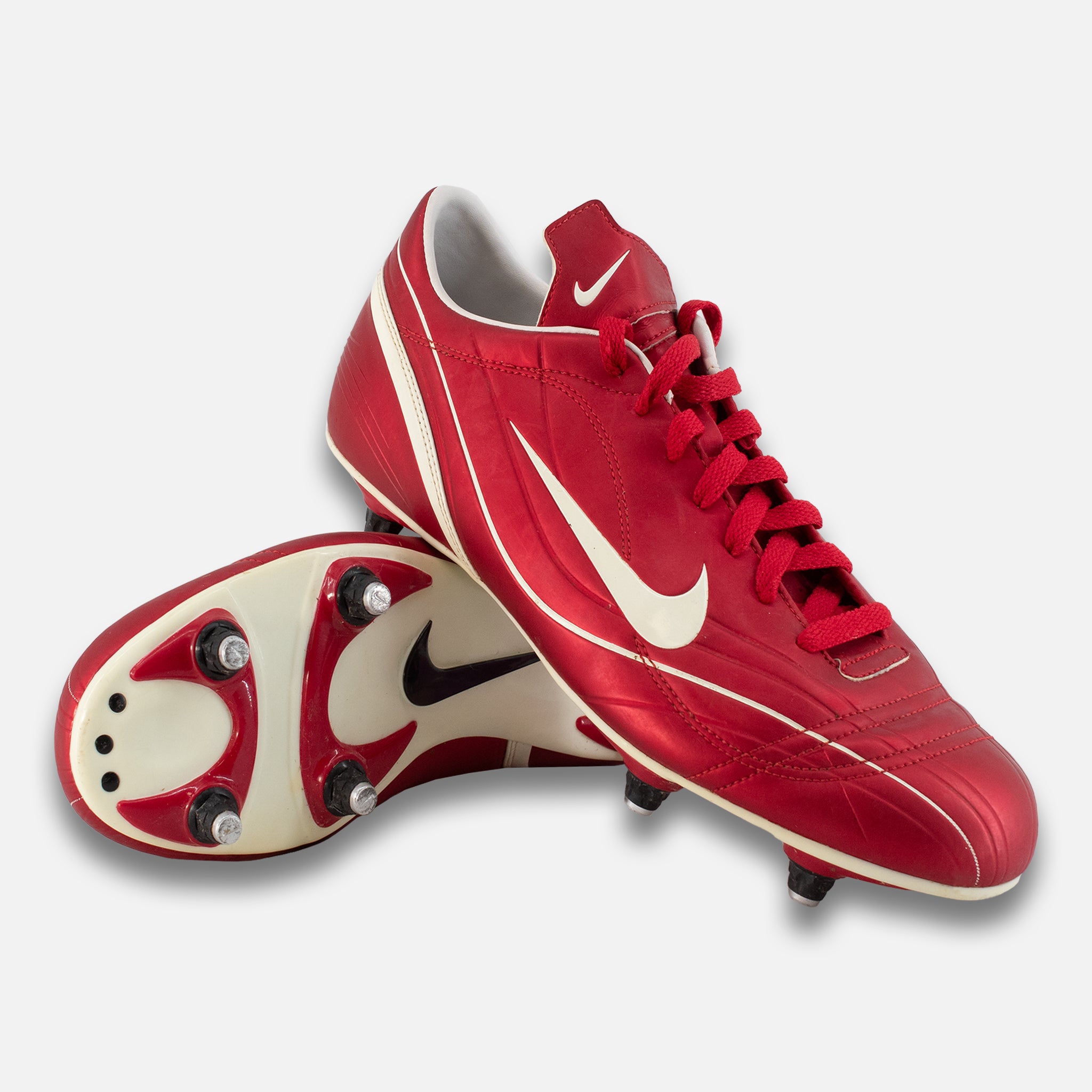 Nike Mercurial Vapor II Boots Red SG Good UK 9