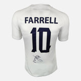 Framed Owen Farrell Signed England Rugby Shirt 2023 World Cup [Modern]