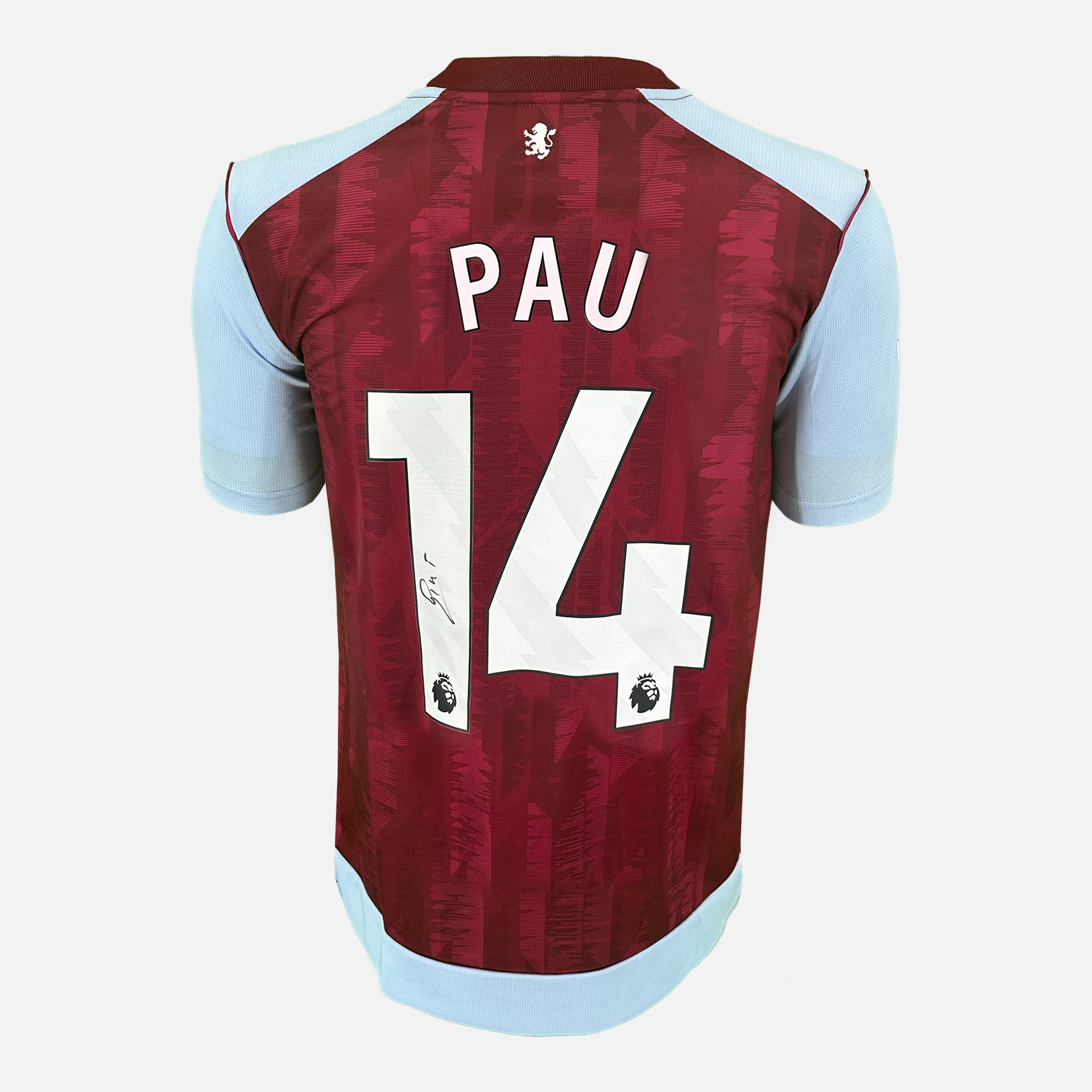 Aston Villa 23/24 ユニフォーム PAU 14 パウトーレス Pau Torres Signed Aston Villa Shirt | Vault Verified