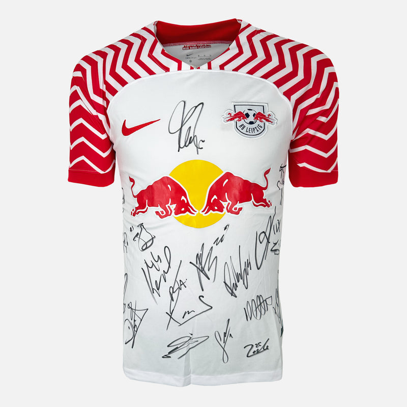 Framed Squad Signed RB Leipzig Shirt 2023-24 Home [Modern]