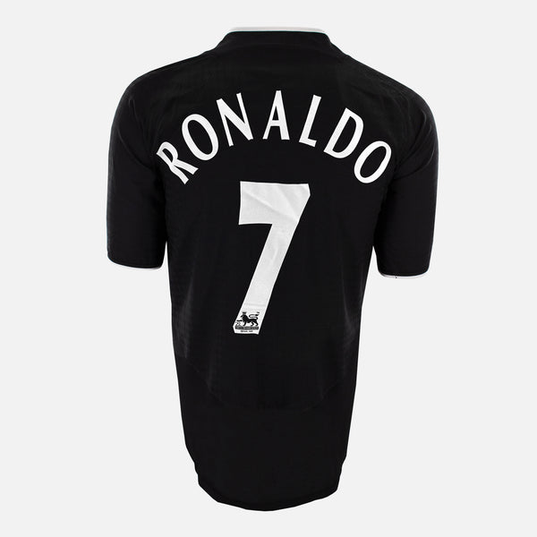 2003-05 Manchester United Away Shirt Ronaldo 7 [Perfect] L