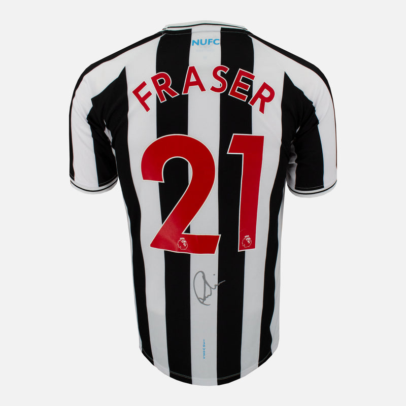 Framed Ryan Fraser Signed Newcastle United Shirt 2022-23 Home [Modern]