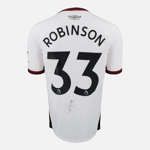 Antonee Robinson Signed Fulham Shirt 2022-23 Home [33]