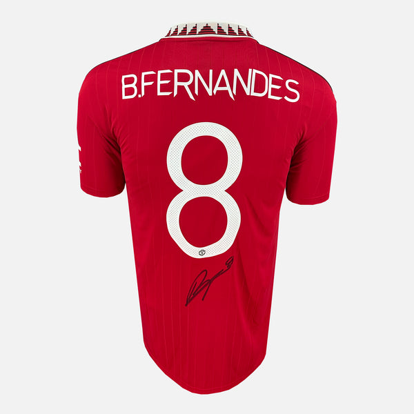 Bruno Fernandes Signed Manchester United Shirt 2022-23 Home [8]