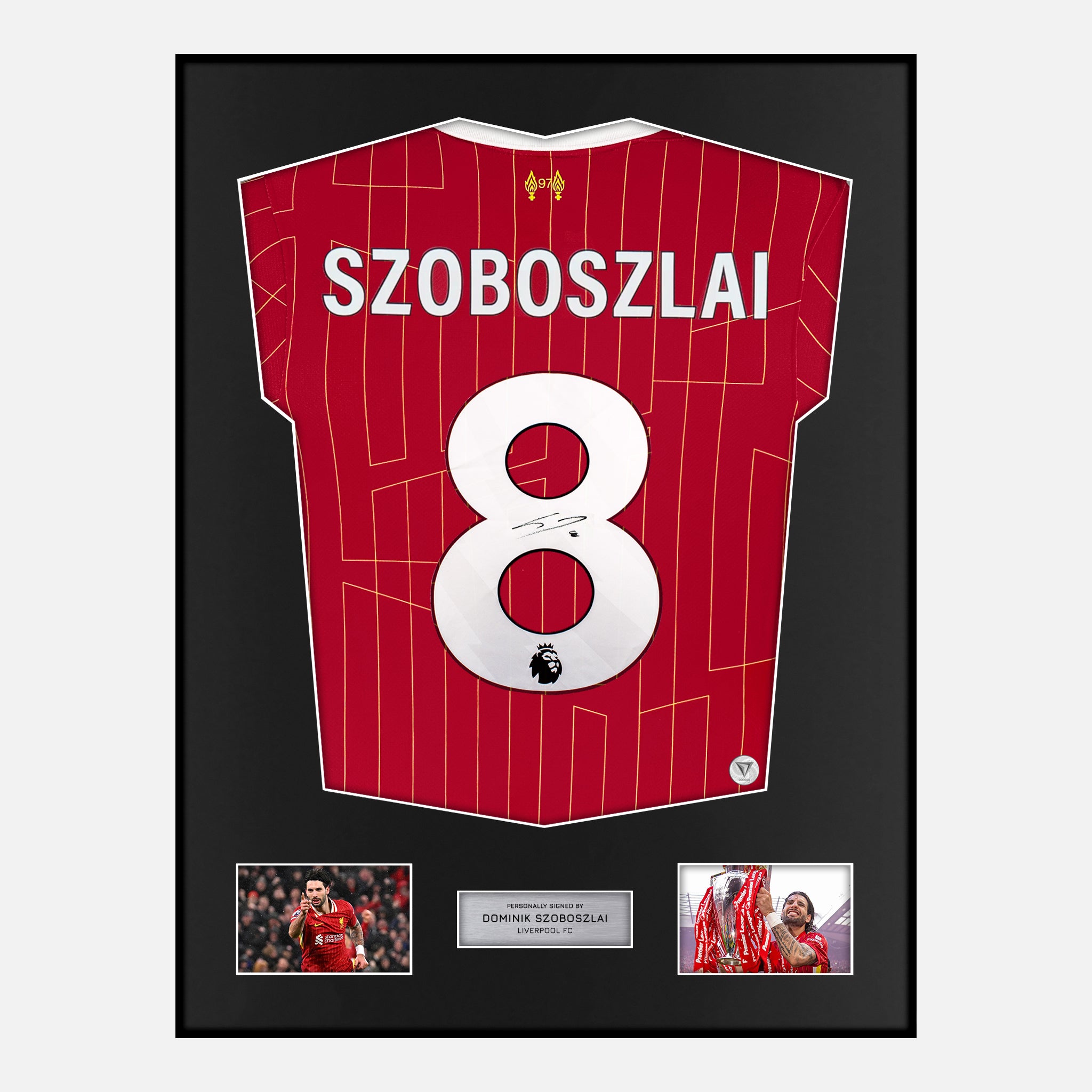 Framed Dominik Szoboszlai Signed Liverpool Shirt | Classic