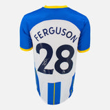 Framed Evan Ferguson Signed Brighton Shirt Home 2022-23 [Mini]