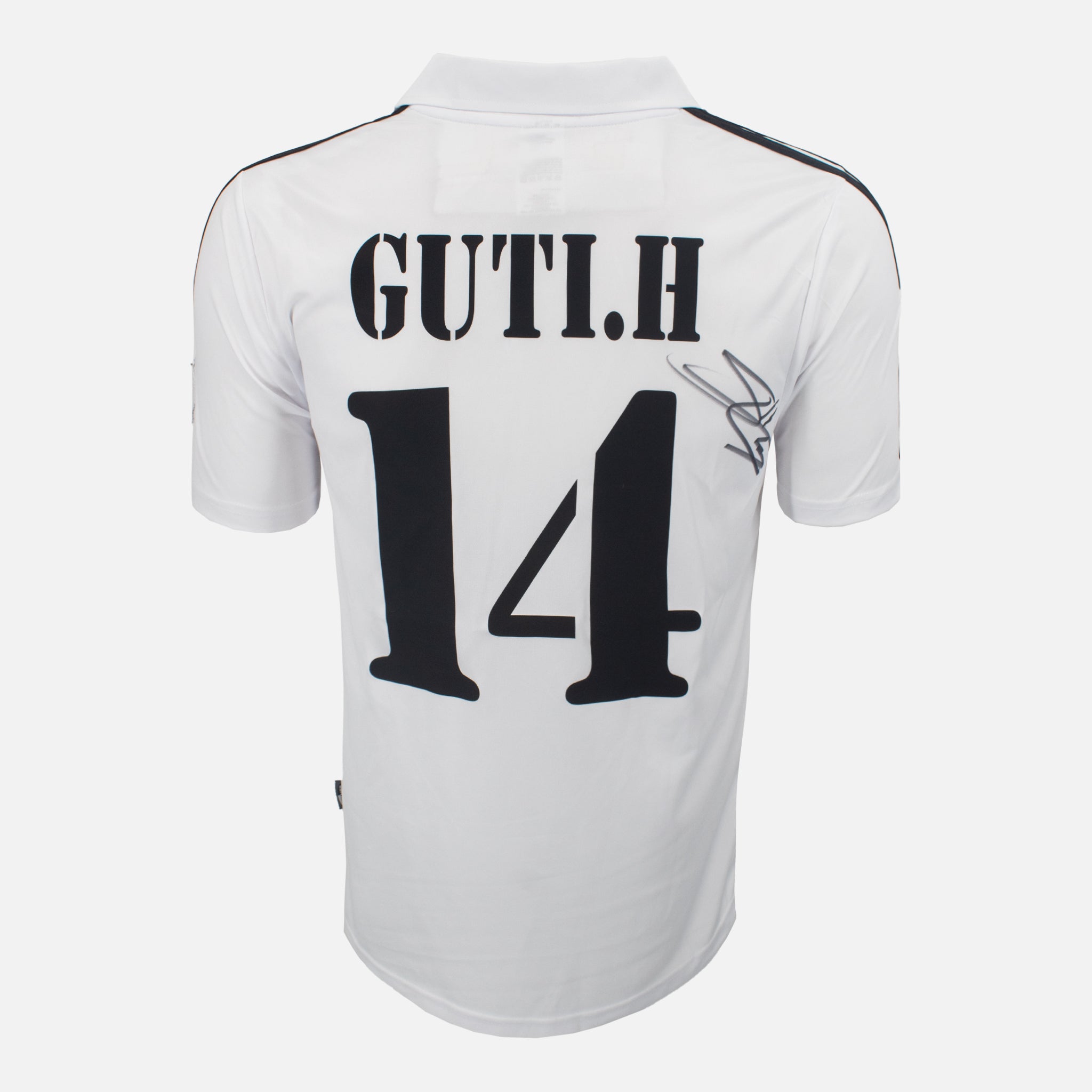 Guti Signed Real Madrid Shirt 2002-03 Home [14]