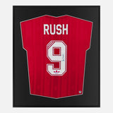 Framed Ian Rush Signed Liverpool Shirt 1986 Home [Mini]