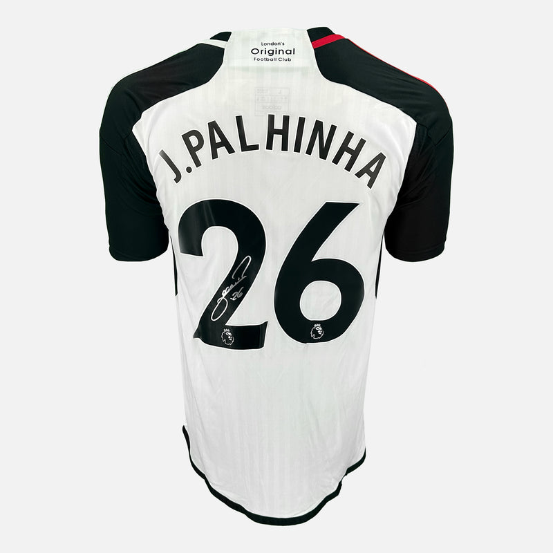 Framed Joao Palhinha Signed Fulham Shirt 2023-24 Home [Mini]