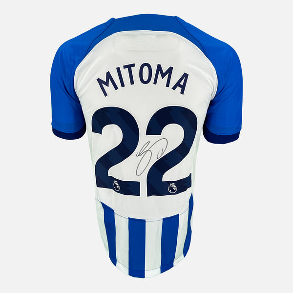 Kaoru Mitoma Signed Brighton & Hove Albion Shirt Home 2023-24 [22]