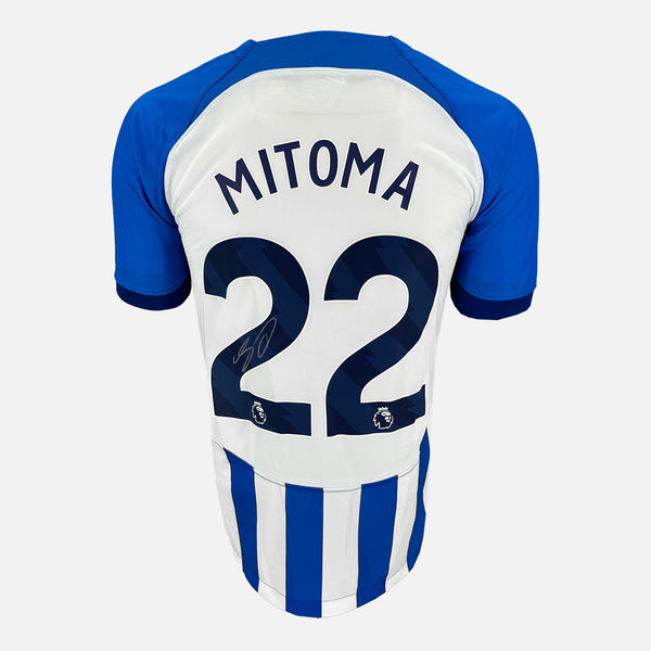Kaoru Mitoma Signed Brighton & Hove Albion Shirt Home 2023-24 [22]