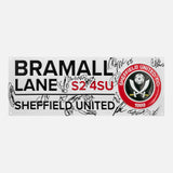 Sheffield United Squad Signed Stadium Sign [18 Autographs]