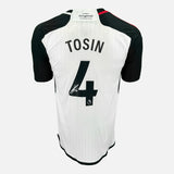 Framed Tosin Adarabioyo Signed Fulham Shirt 2023-24 Home [Modern]