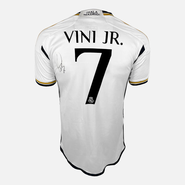 Vinicius Junior Signed Real Madrid Shirt 2023-24 Home [7]