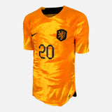 Teun Koopmeiners Signed Netherlands Shirt 2022-23 Home [20]
