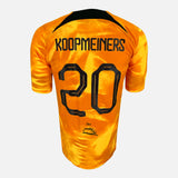 Framed Teun Koopmeiners Signed Netherlands Shirt 2022 World Cup [Modern]